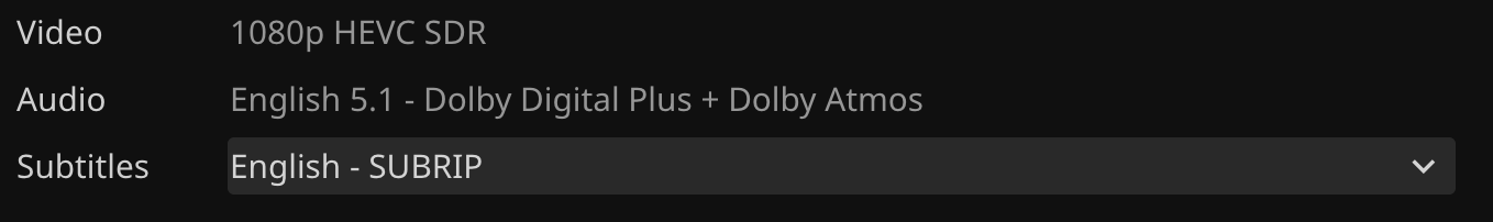 Track names after cleanup