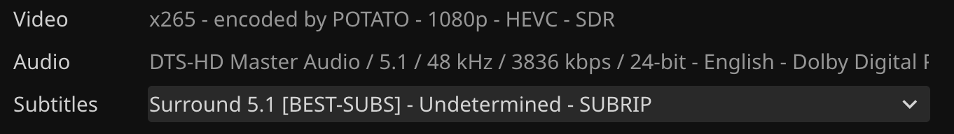 Track names before cleanup